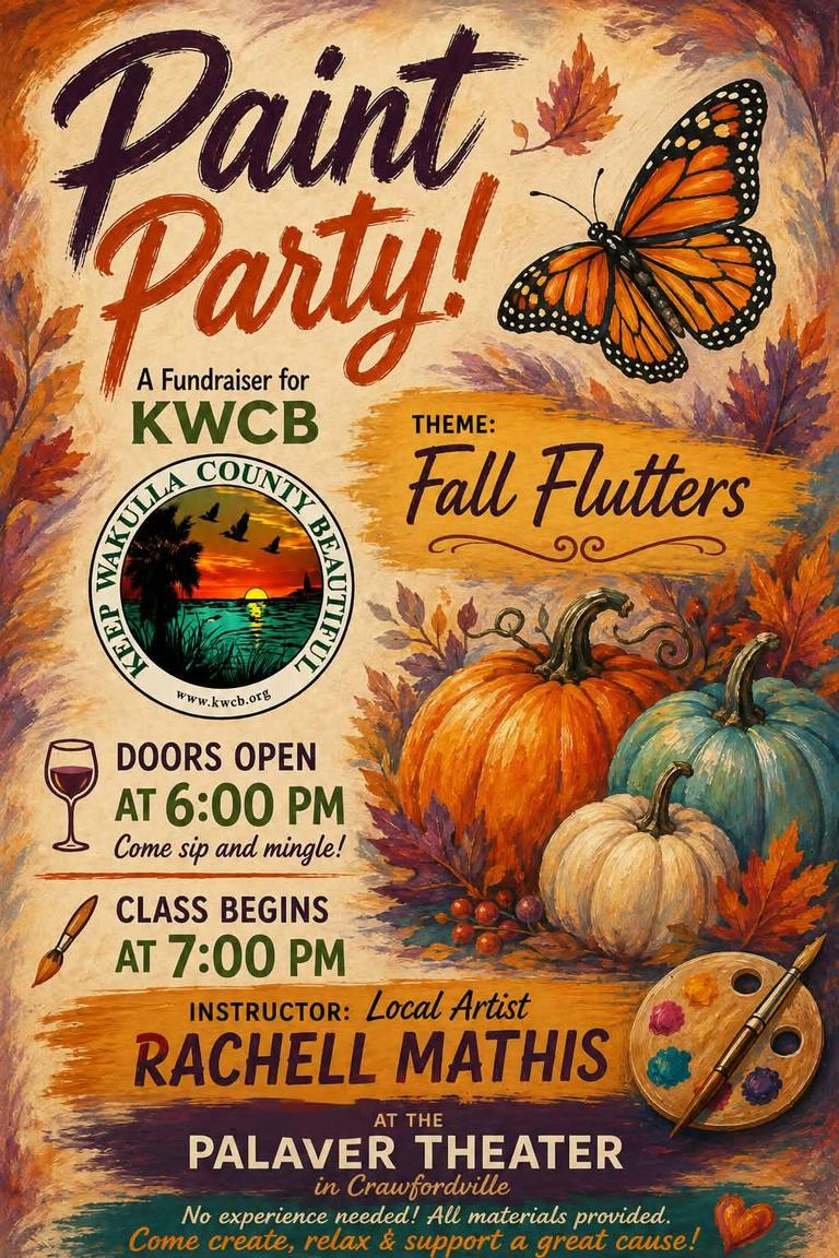 PAINT PARTY (Keep Wakulla Co. Beautiful)