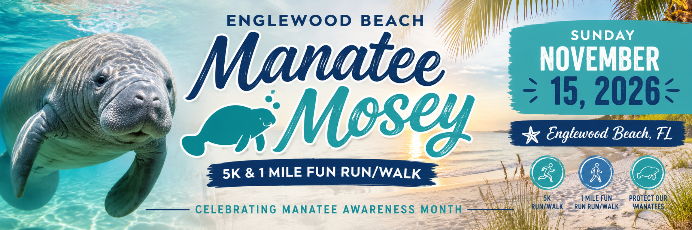 Englewood Beach Manatee Mosey