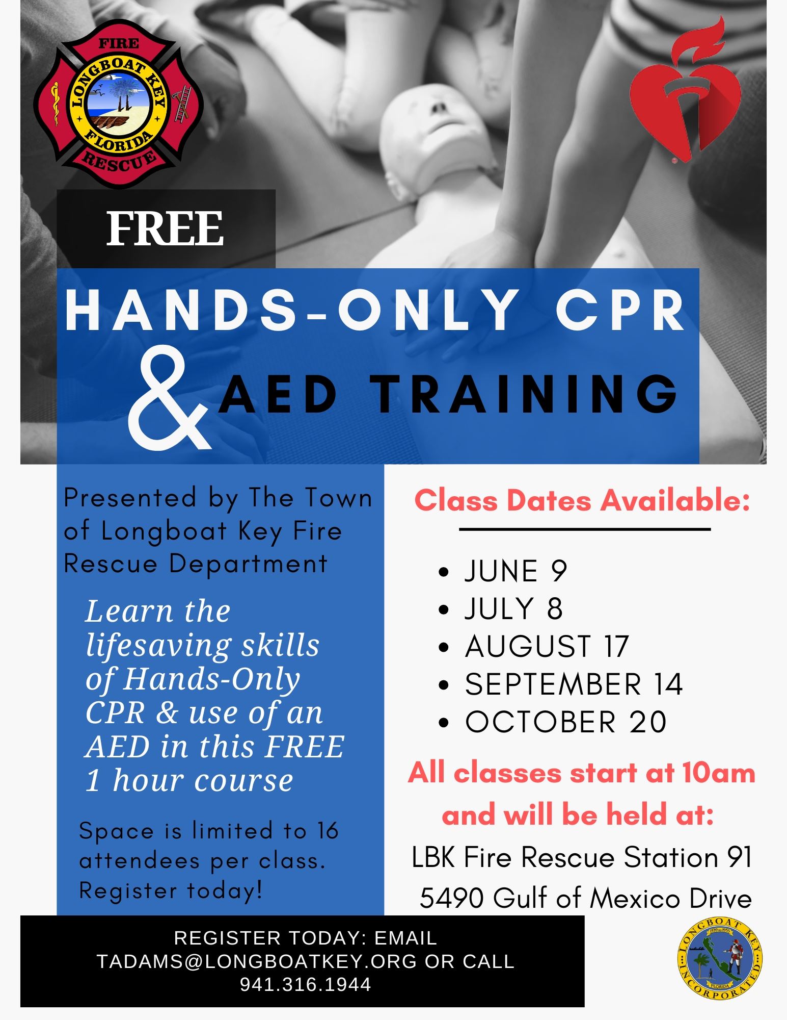 Hands Only CPR/AED Training