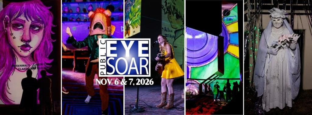 Public Eye soar Projection and Light Festival