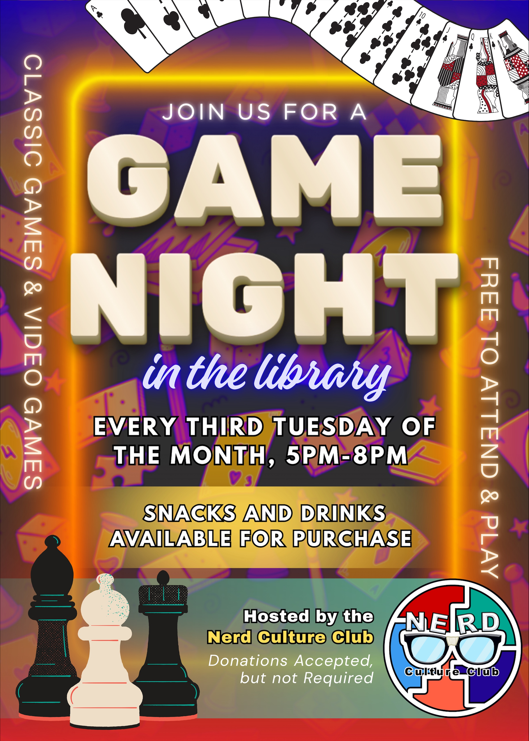 Library & Nerd Club Game Night