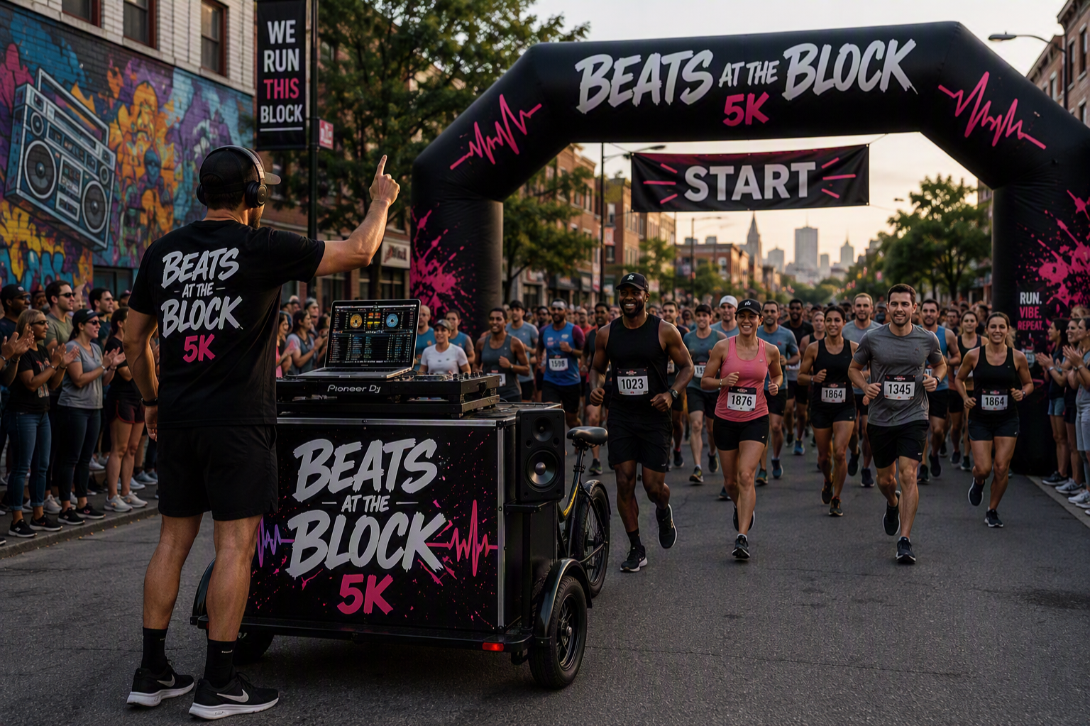 Beats at The Block 5K and Fun Run