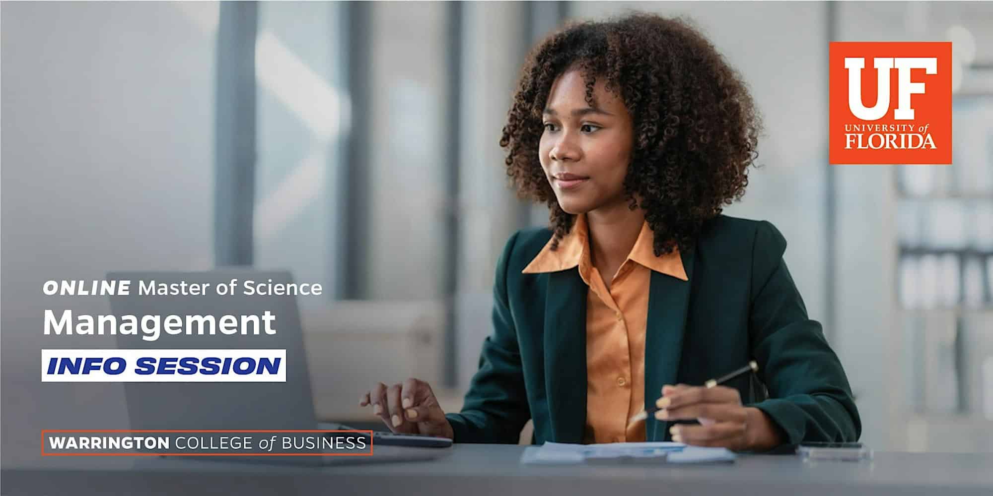 UF Master of Science in Management Information Session (Online Program)