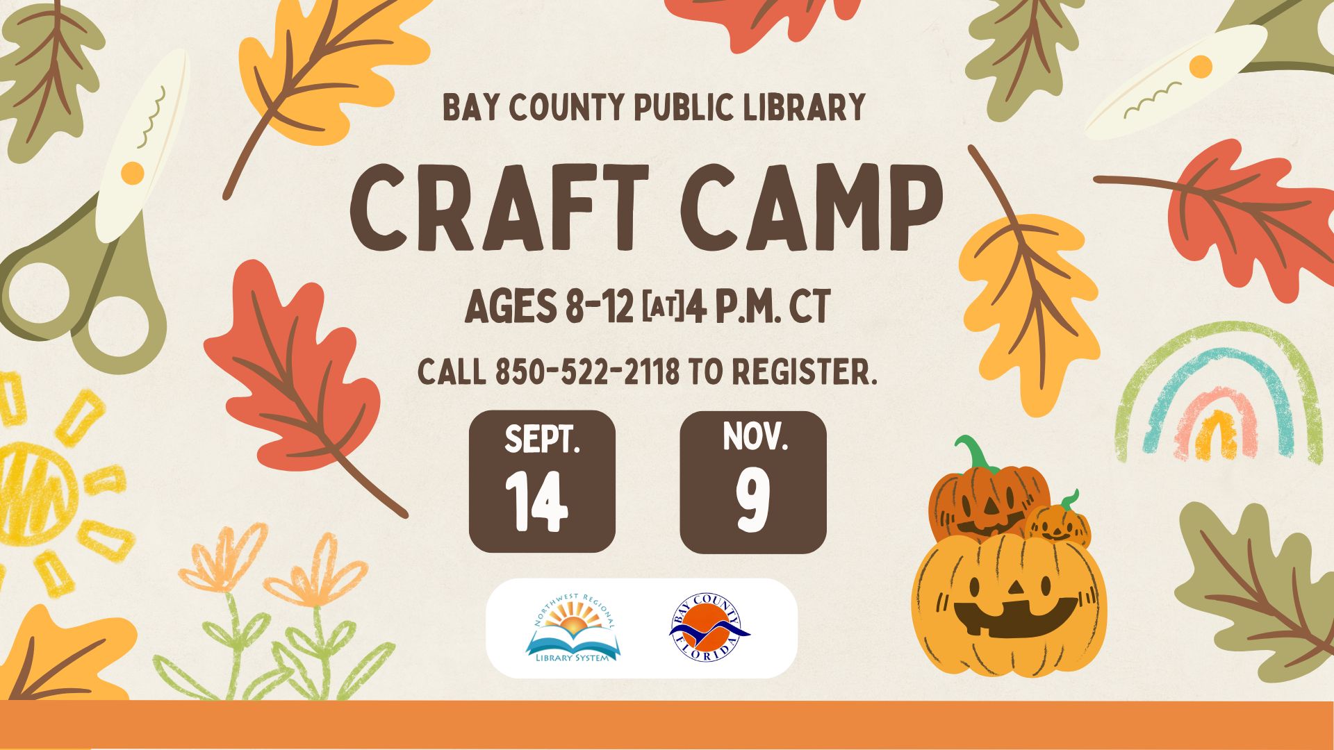 Craft Camp (Ages 8 - 12)