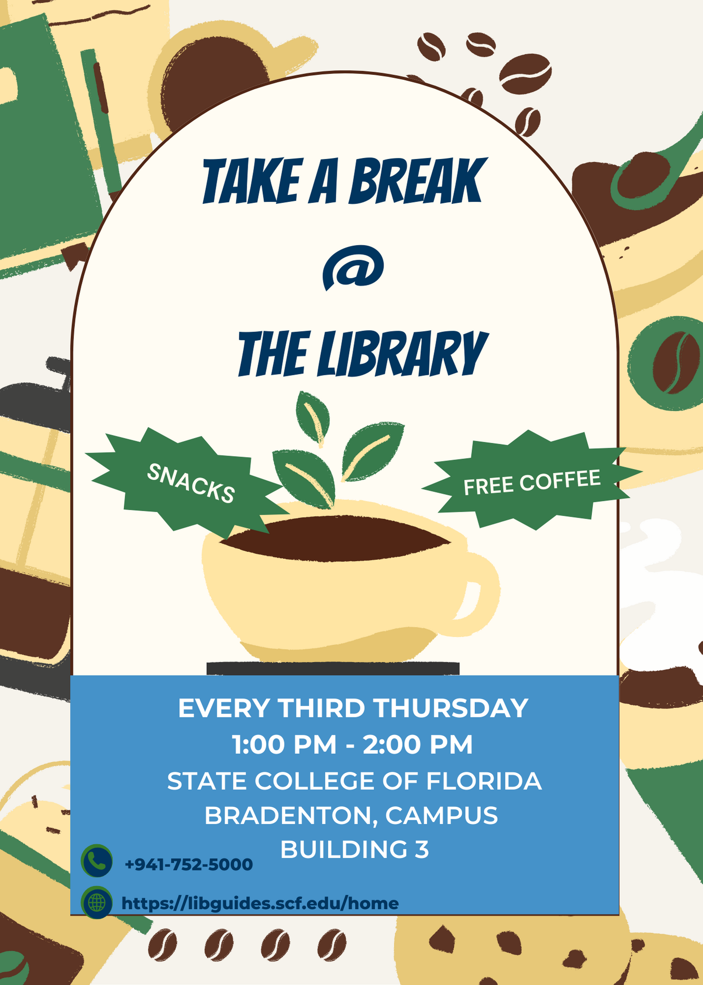 Take a Break @ the Library with Haunted Manatee