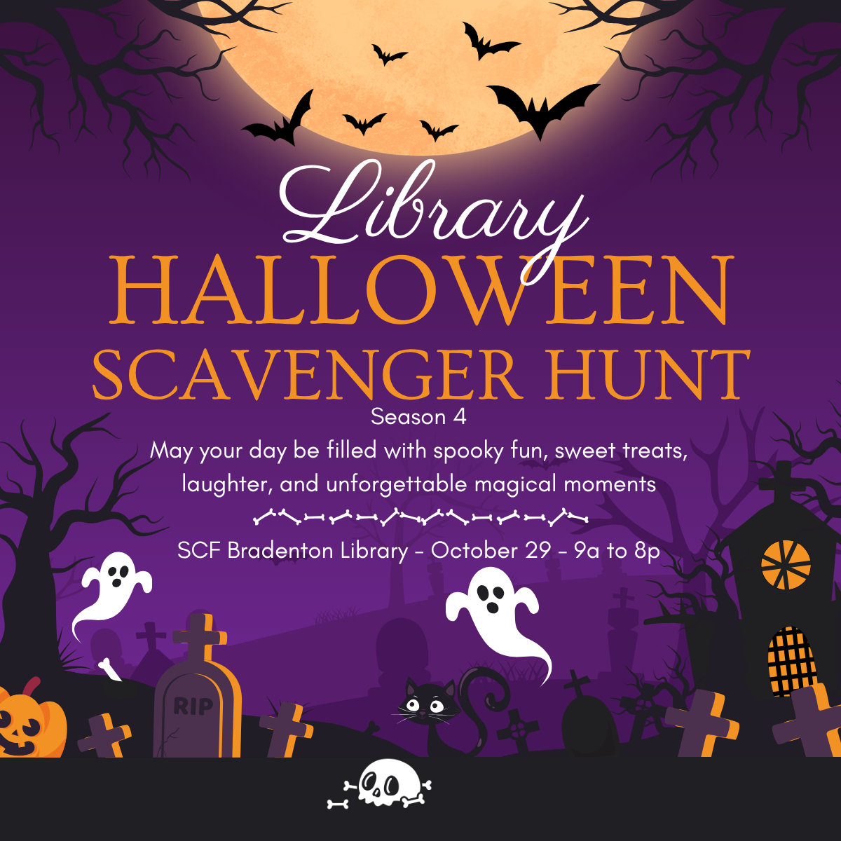 Library Halloween Scavenger Hunt