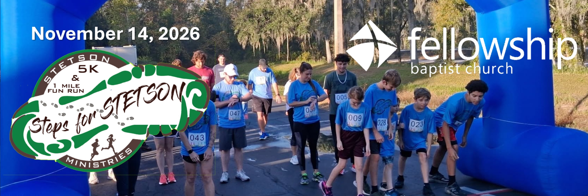 Steps for STETSON 5K & 1 Mile Fun Run
